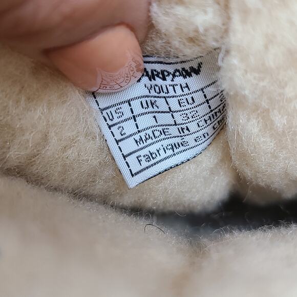 Bearpaw Girls Emma Sheepskin Lining Tall Boots Hickory Color Size 2 - Picture 7 of 7